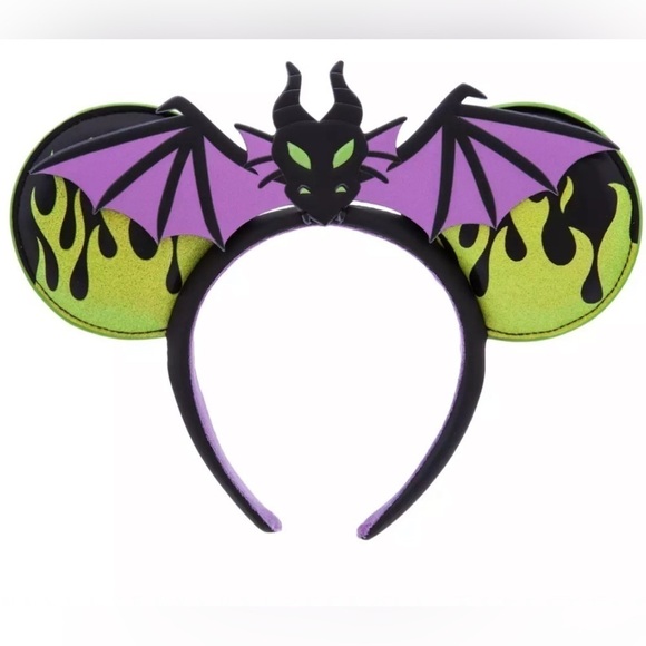 Disney Parks Maleficent as Dragon Ear Headband for Sleeping Beauty